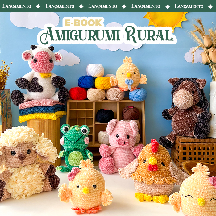 Lançamento: E-book Amigurumi Rural!